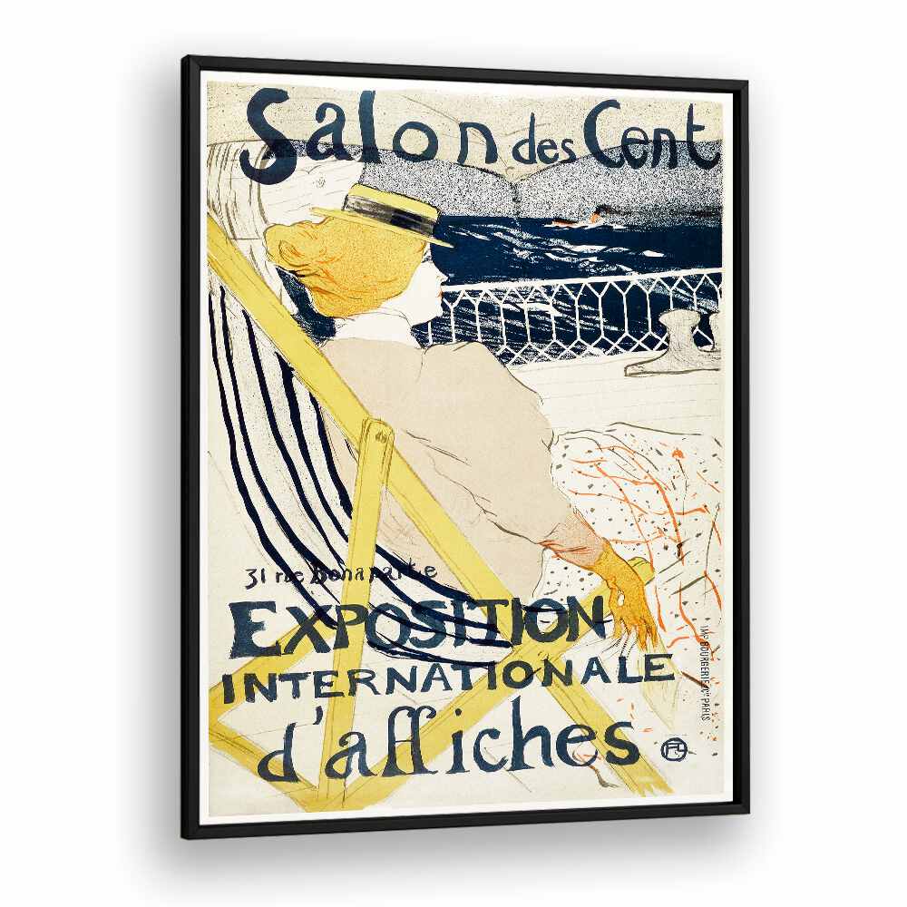 SALON DES CENT POSTER (1896)  , VINTAGE PAINTINGS