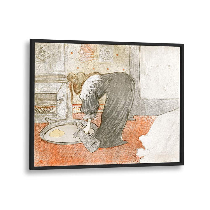 FEMME AU TUB (1896)  , VINTAGE PAINTINGS