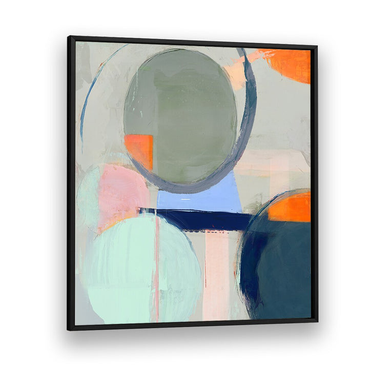 Vibrant TURNAROUND, ABSTRACT PAINTINGS featuring bold colors and shapes, perfect for modern decor.