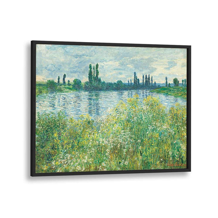 BANKS OF THE SEINE, VÉTHEUIL (1880) , VINTAGE PAINTINGS