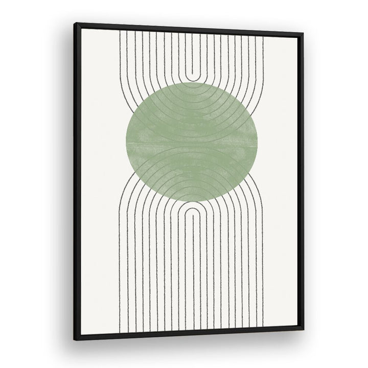 GREEN MOON II BY THE MIUUS STUDIO , ABSTRACT PAINTINGS, ABSTRACT ART PRINTS