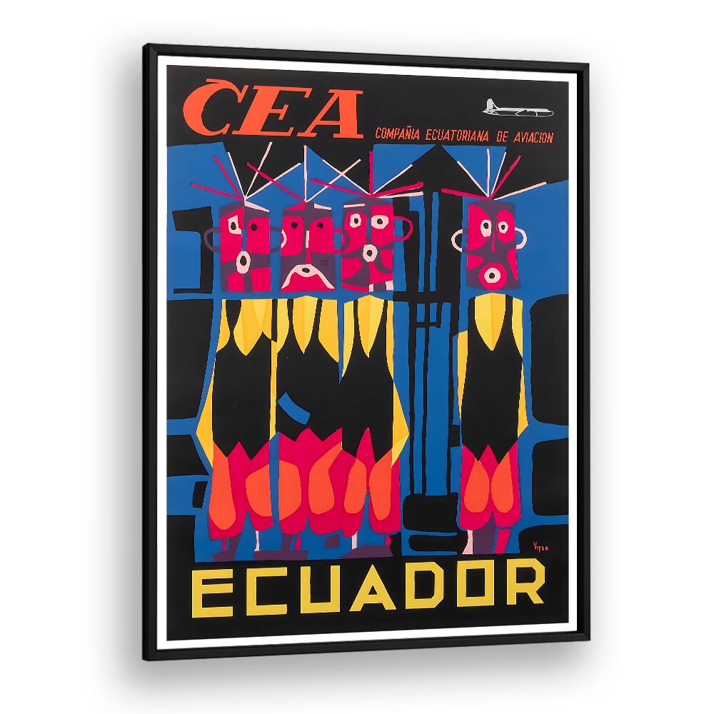 ECUADOR , VINTAGE TRAVEL POSTERS