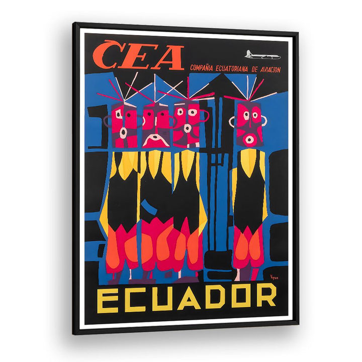 ECUADOR , VINTAGE TRAVEL POSTERS