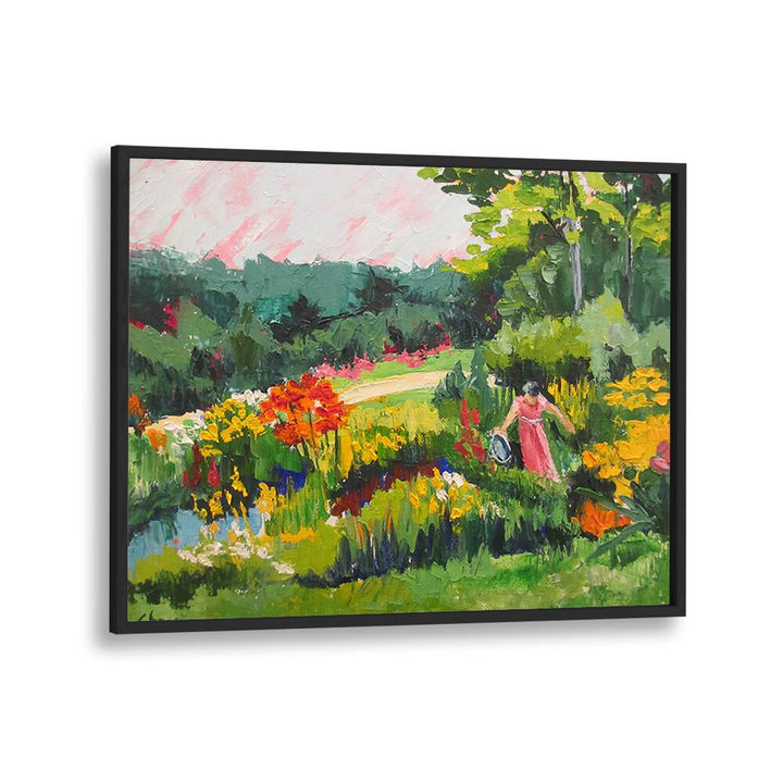 PLANTING A GARDEN , LANDSCAPE PAINTINGS