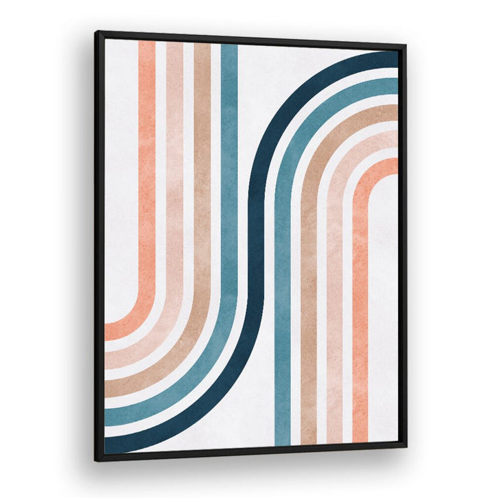 Colorful LINES AND ARCS, GEOMETRIC ART PRINTS showcase modern design, perfect for enhancing any artistic space.