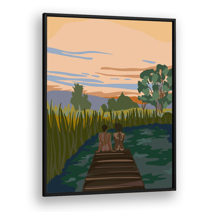 OH MIRROR IN THE SKY , LANDSCAPE PAINTINGS