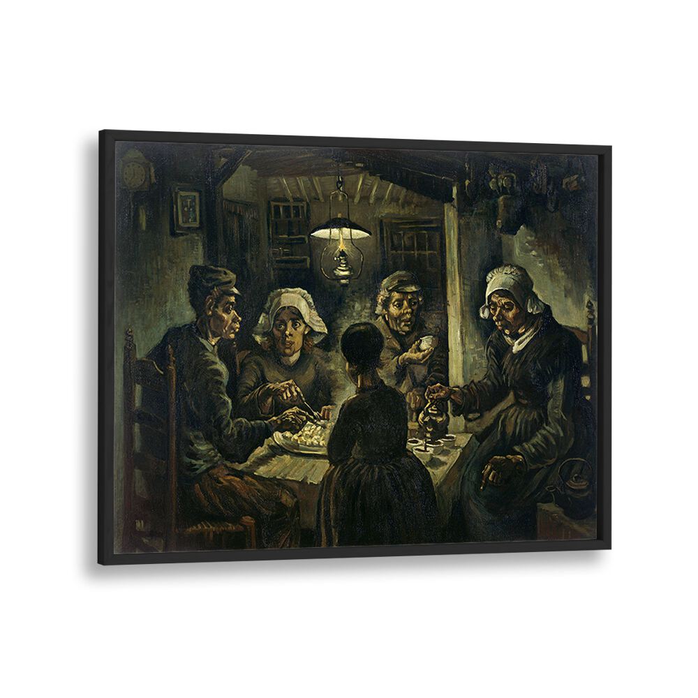 VINCENT VAN GOGH'S THE POTATO EATERS (1885), VINTAGE PAINTINGS