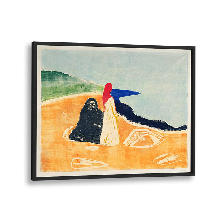 TWO WOMEN ON THE SHORE (1898)  , VINTAGE PAINTINGS