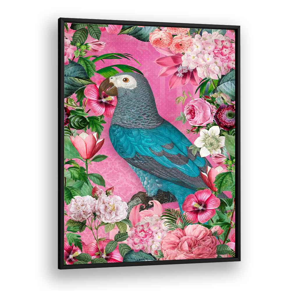 THE PARROTS PARADISE GARDEN BY ANDREA HAASE , WILDLIFE POSTERS, WILDLIFE PAINTINGS