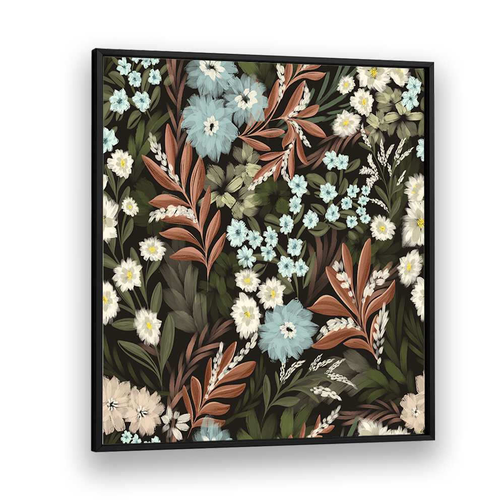FOREST BOTANICALS , FLORAL FLOWER PAINTINGS
