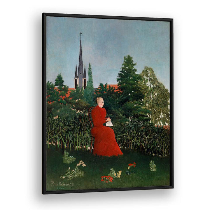 WOMAN IN A LANDSCAPE (1893–1896) , VINTAGE PAINTINGS