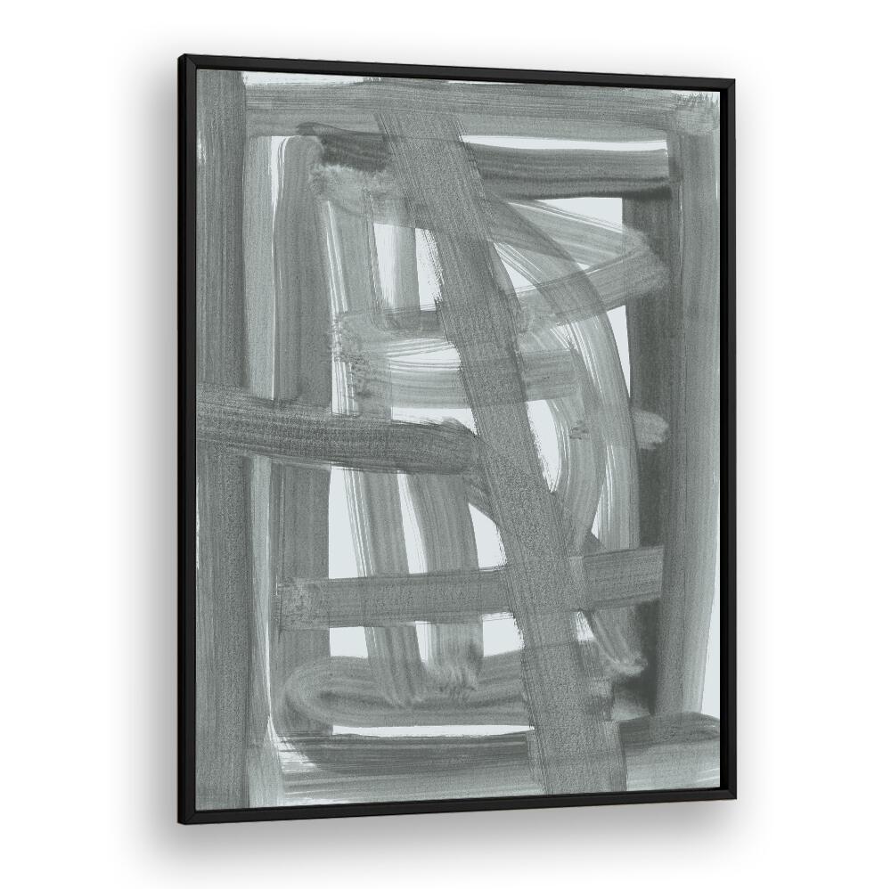 Stylish gray strokes in the CONSTRUCT, ABSTRACT PAINTINGS collection add modern elegance to any space.