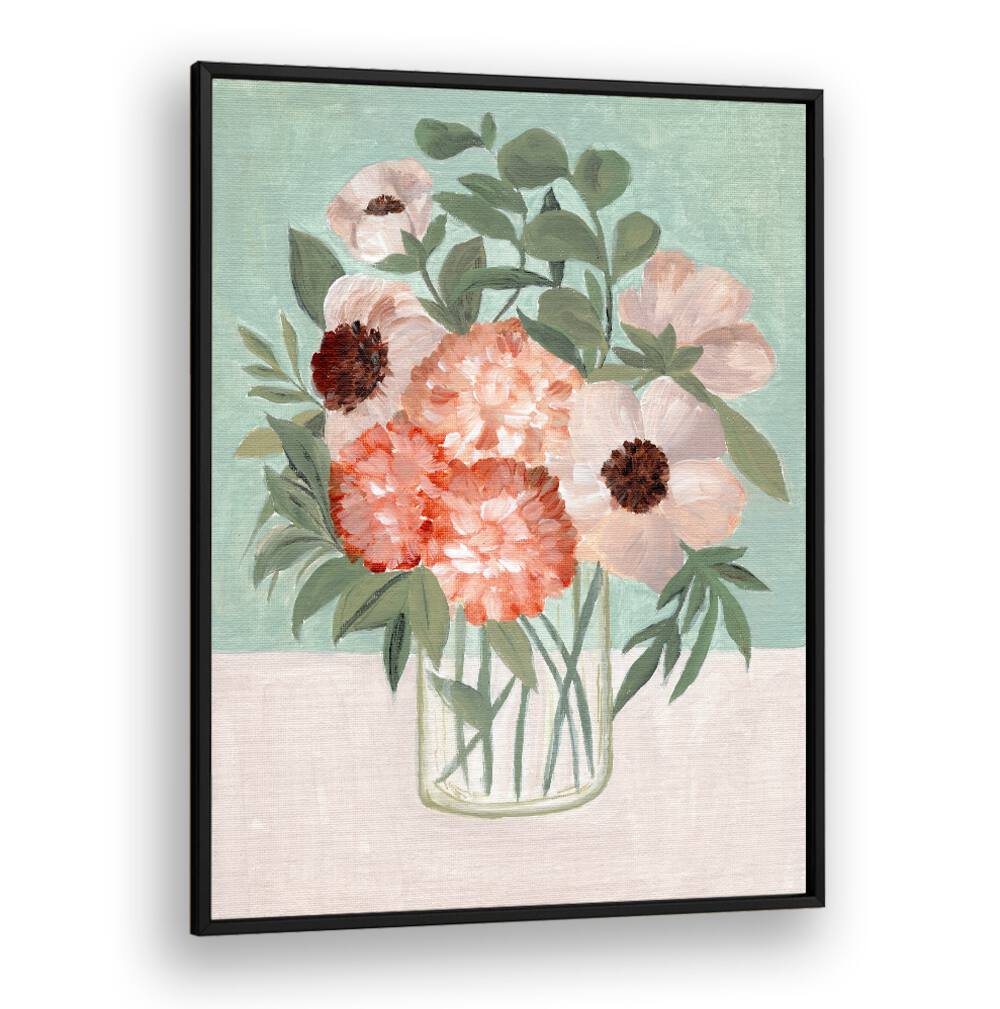 GARDEN BEAUTIES , FLORAL FLOWER PAINTINGS