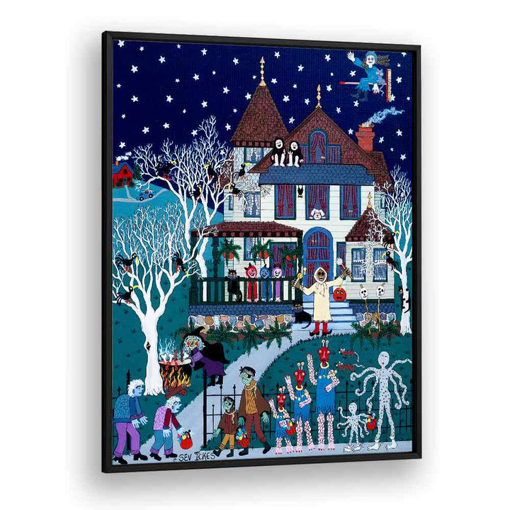 Vibrant MONSTROUS MERRIMENT Kids Room Paintings create a magical atmosphere, inspiring creativity in children's spaces.