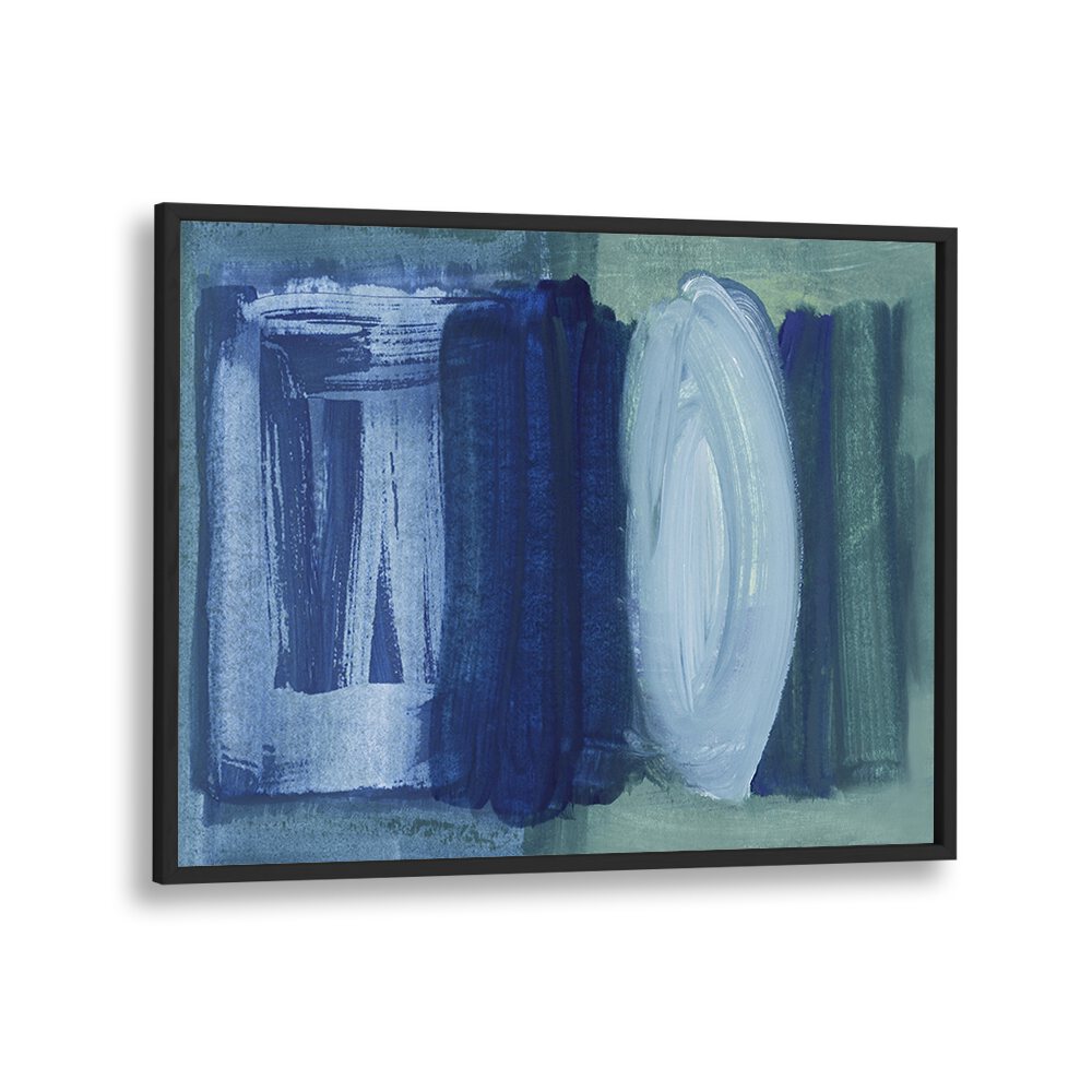 Vibrant BRUSHSTROKES BLUE GREEN, ABSTRACT PAINTINGS enhance your space with nature-inspired hues for fresh decor.