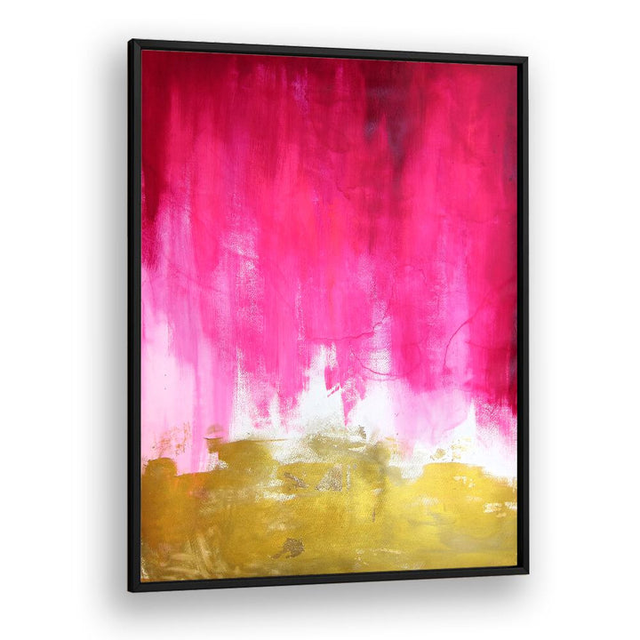 PINK AND GOLD ABSTRACT , ABSTRACT PAINTINGS
