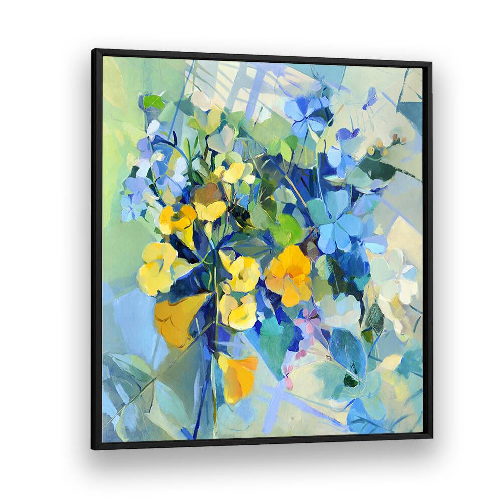 Vibrant floral arrangement in WELLOW OIL, ABSTRACT PAINTINGS, perfect for enhancing your space with color.