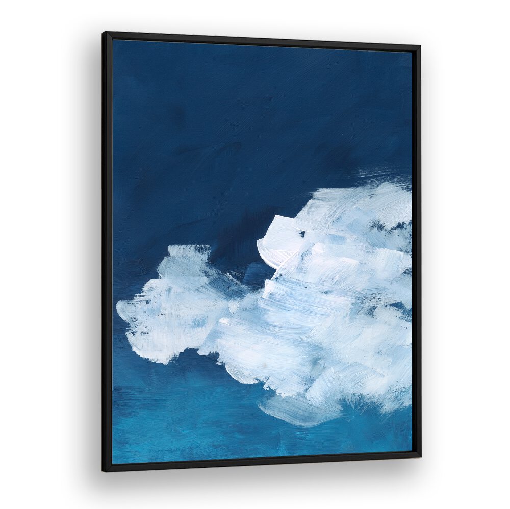 MYSTIC INDIGO CLOUDS I , ABSTRACT ART , ABSTRACT PAINTINGS