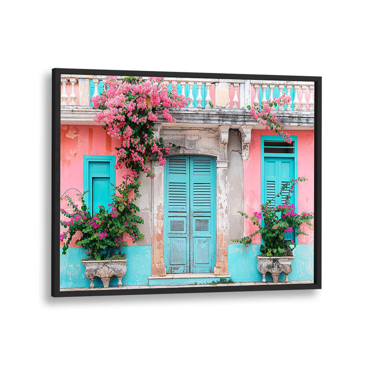 PASTEL COLONIAL FACADE , BEACH PAINTINGS