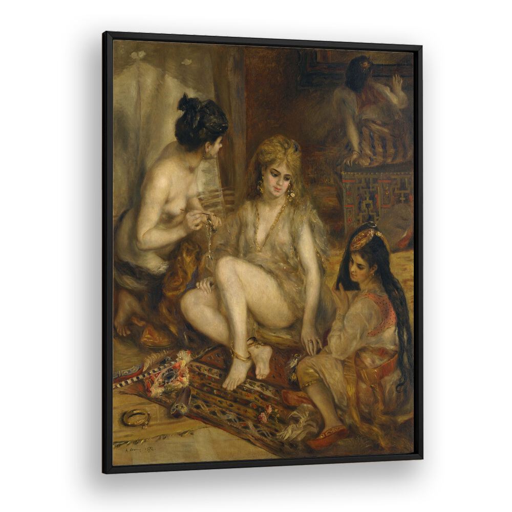 PARISIENNES IN ALGERIAN COSTUME : THE HAREM (1872) , VINTAGE PAINTINGS