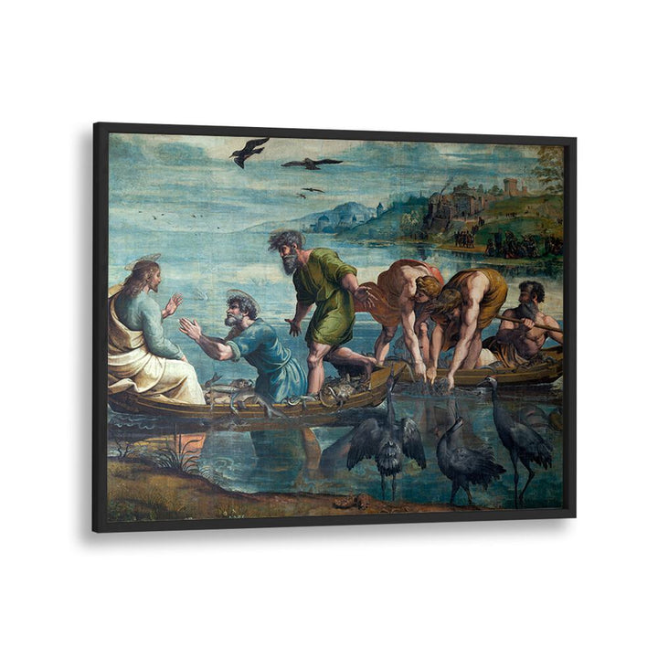 THE MIRACULOUS DRAFT OF FISHES (1515–1516) BY RAPHAEL RAFFAELLO , VINTAGE PAINTINGS