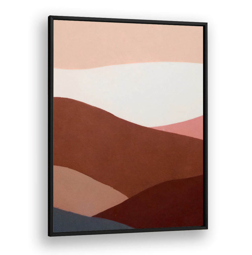 FAR FAR AWAY , ABSTRACT PAINTINGS featuring layered earth tones and soft shapes to enhance modern decor at Blackplain.