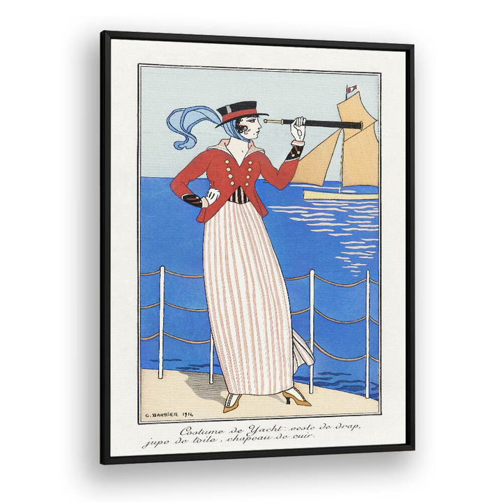 COSTUMES PARISIENS: COSTUME DE YACHT (1914) , VINTAGE PAINTINGS