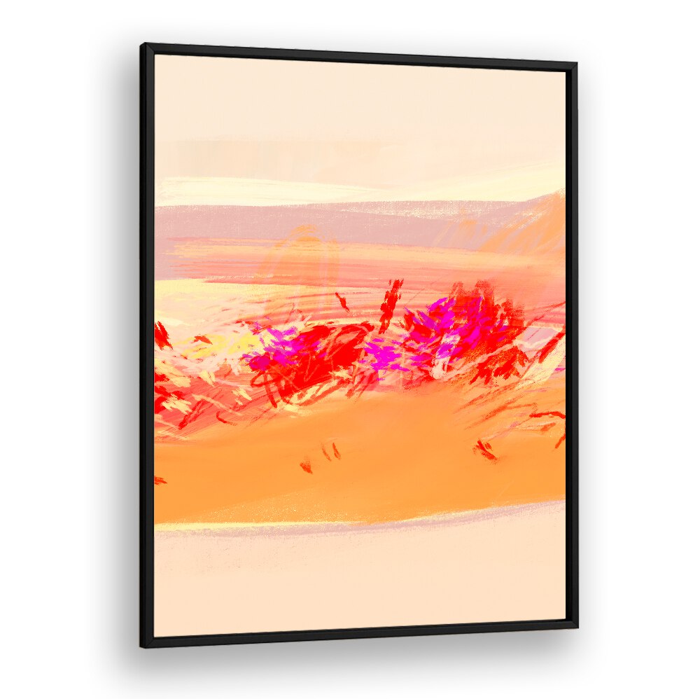 Bright and vibrant TORRID DAY III, ABSTRACT PAINTINGS showcasing abstract art perfect for stylish decor.
