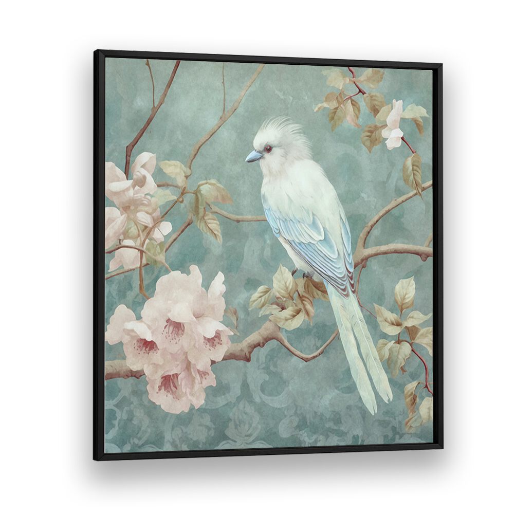 CHINOISERIE BIRD SPRING VIBES V BY ANDREA HAASE , WILDLIFE POSTERS, WILDLIFE PAINTINGS