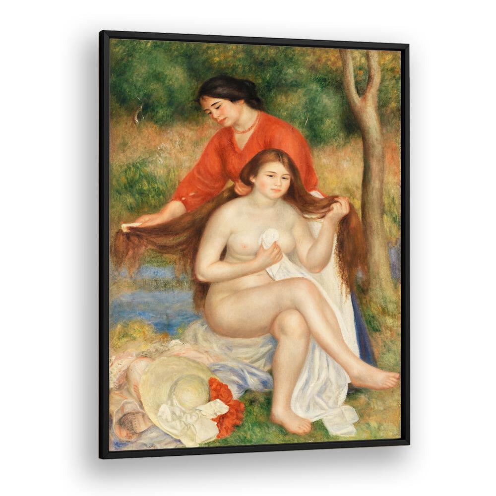 BATHER AND MAID : LA TOILETTE DE LA BAIGNEUSE (1900–1901) , VINTAGE PAINTINGS