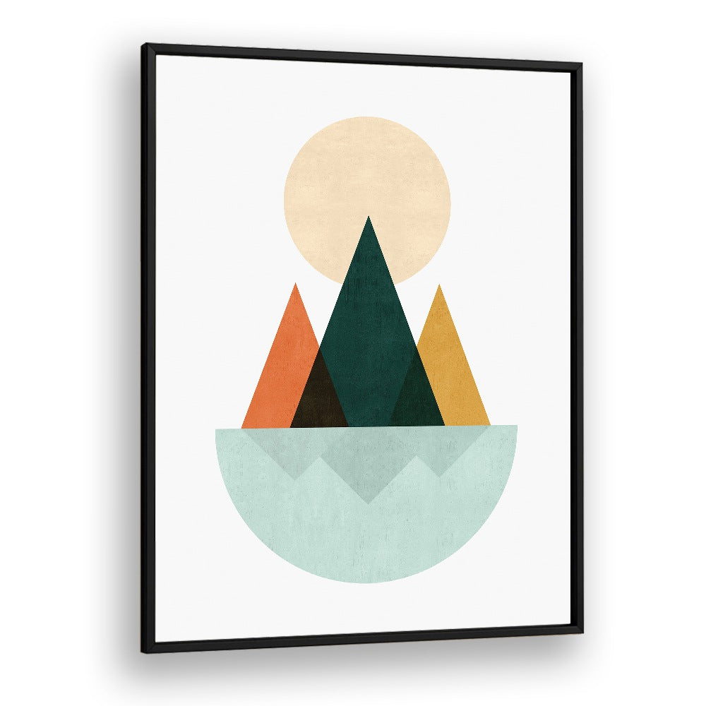 GEOMETRIC LANDSCAPE , ABSTRACT PAINTINGS , ABSTRACT ART PRINTS