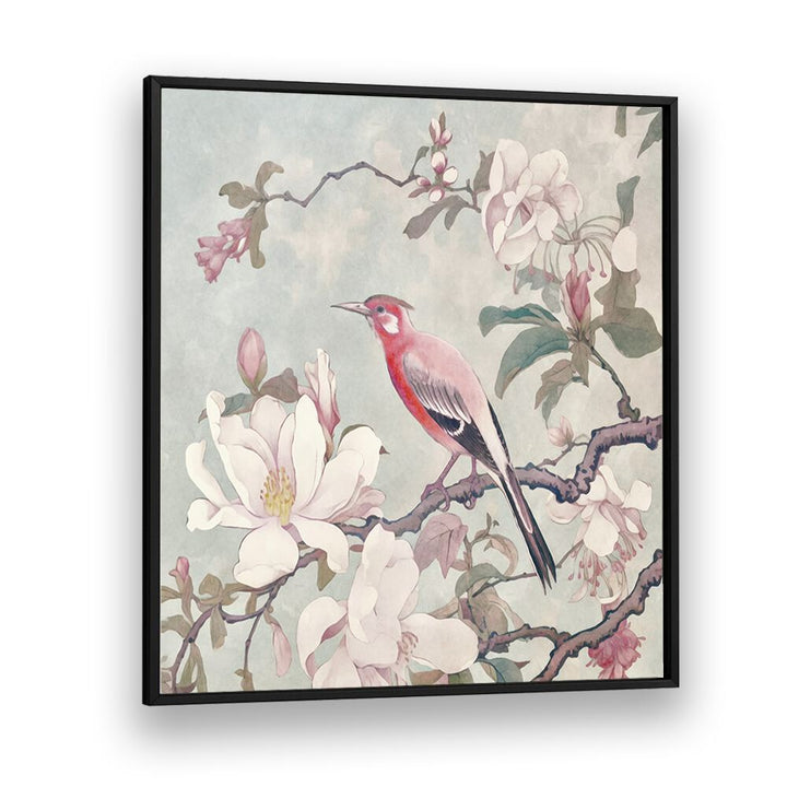 CHINOISERIE BIRD SPRING VIBES IV BY ANDREA HAASE , WILDLIFE POSTERS, WILDLIFE PAINTINGS