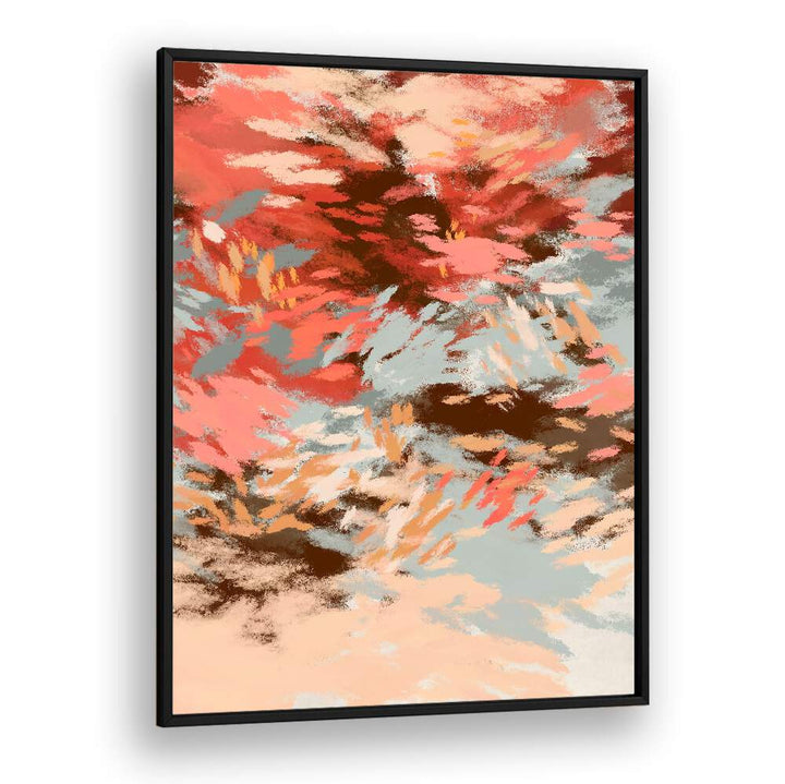 Warm earthy tones in AUTUMN SHADOWS I, ABSTRACT PAINTINGS, adding seasonal elegance to any space.