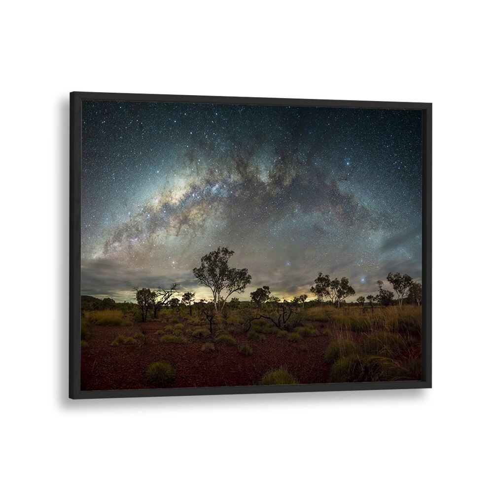 Stunning night sky and outback scenery featured in RED HORIZON - WESTERN AUSTRALIA, PHOTOGRAPHY PRINTS.