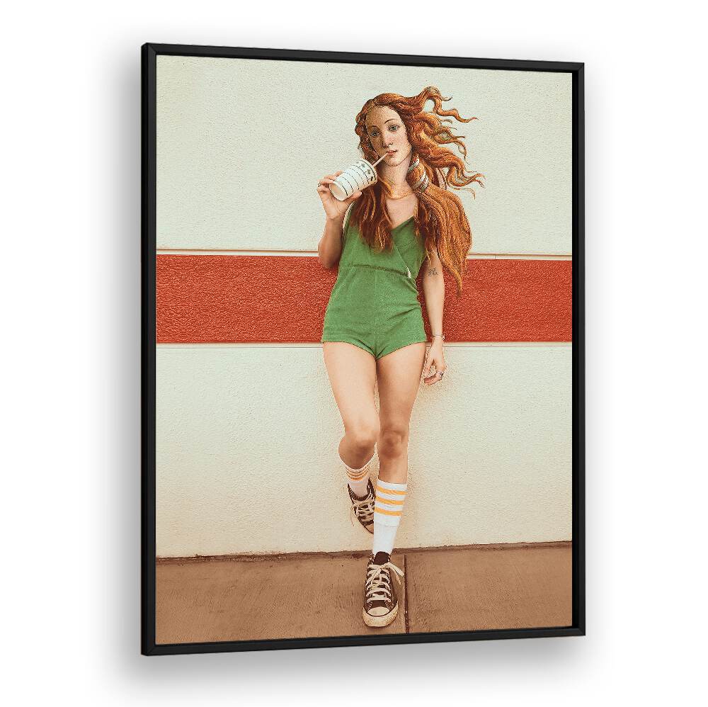 Stylish VENUS CHILLOUT MOOD, ALTERED ART PRINTS showcase a vibrant figure, perfect for enhancing any space's creativity.