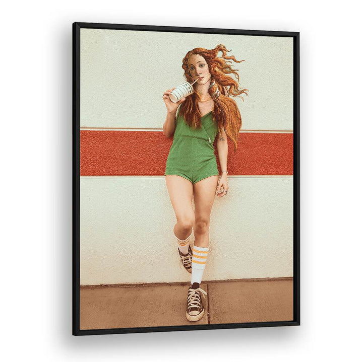 Stylish VENUS CHILLOUT MOOD, ALTERED ART PRINTS showcase a vibrant figure, perfect for enhancing any space's creativity.