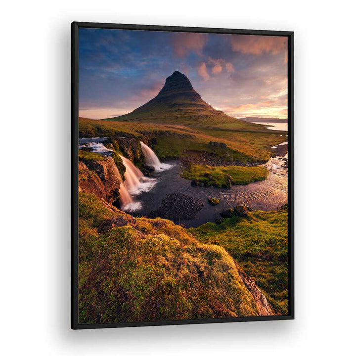 GOOD MORNING ICELAND VERTICAL BY STEFAN HEFELE , LANDSCAPE PHOTO PRINTS