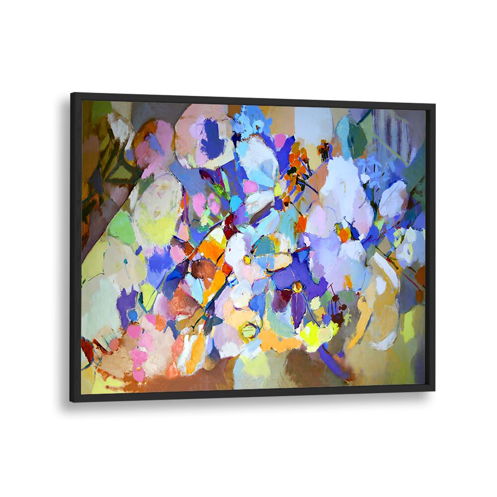 Vibrant SUMMER FLOWERS, ABSTRACT PAINTINGS capturing blooming beauty, perfect for enhancing your living space.
