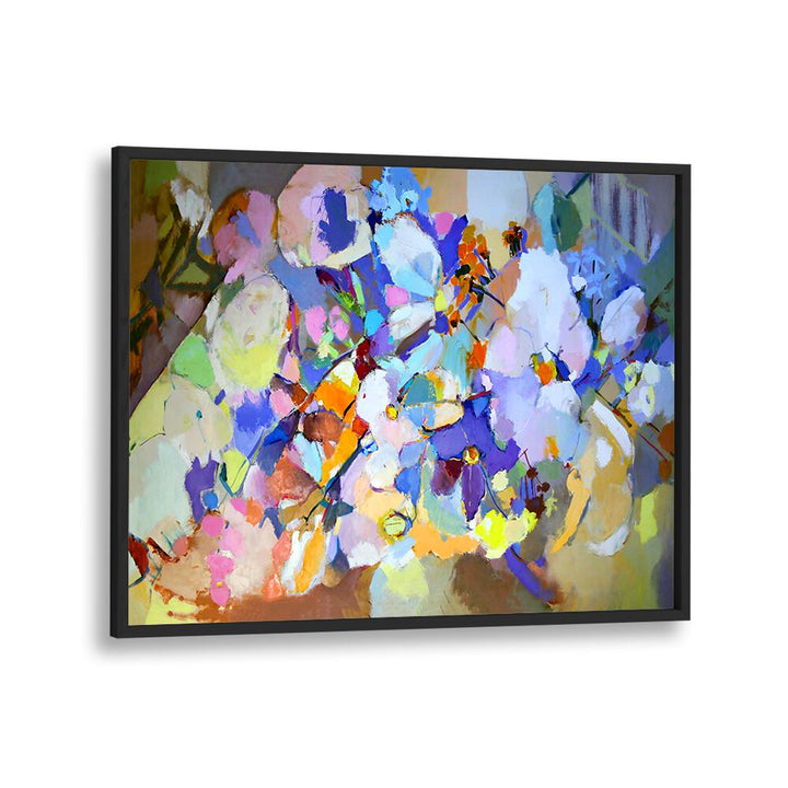 Vibrant SUMMER FLOWERS, ABSTRACT PAINTINGS capturing blooming beauty, perfect for enhancing your living space.