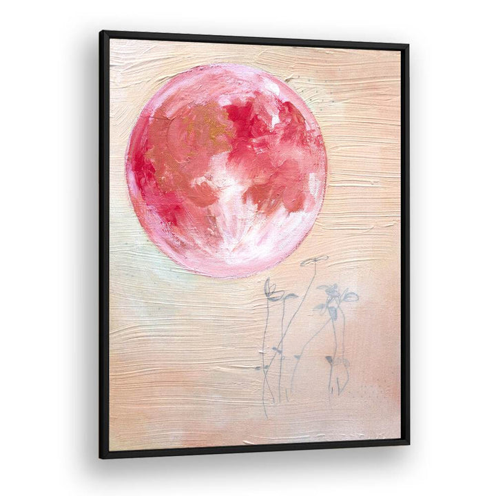 PINK MOON SMALL , LANDSCAPE PAINTINGS