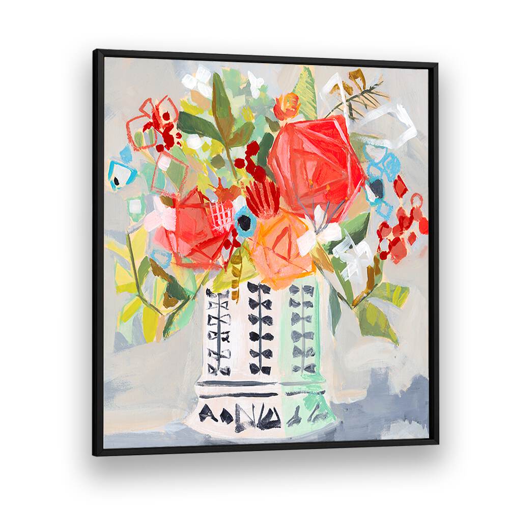 Bright and colorful MIRANDA S BOUQUET, FLORAL FLOWER PAINTINGS enhance any living space with contemporary art.