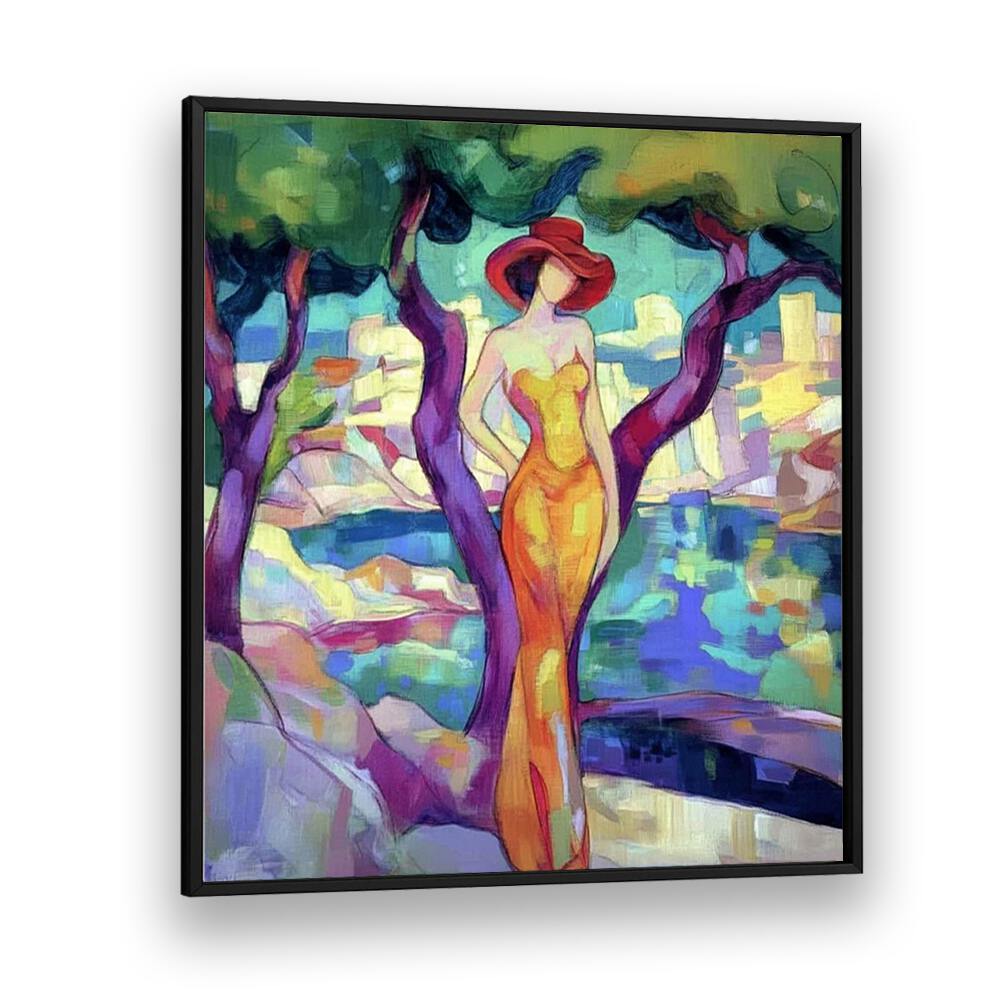 Elegant WOMAN IN YELLOW dress radiates vibrancy, perfect for making a stunning statement. Ideal for modern fashion lovers.