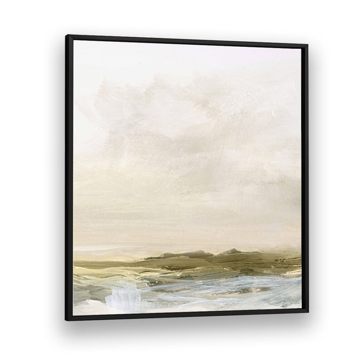 Serene colors blend in the COASTAL BREAK, ABSTRACT PAINTINGS, perfect for creating a calming coastal atmosphere.