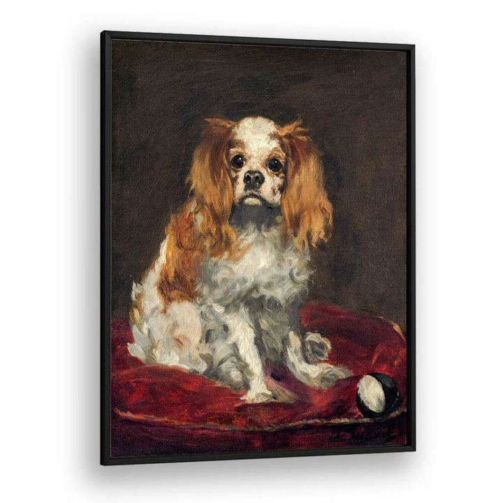 A KING CHARLES SPANIEL (1866) BY EDOUARD MANET , VINTAGE PAINTINGS