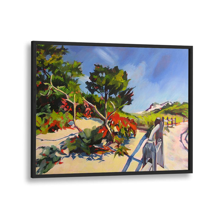 ISLAND BEACH WALK , LANDSCAPE PAINTINGS