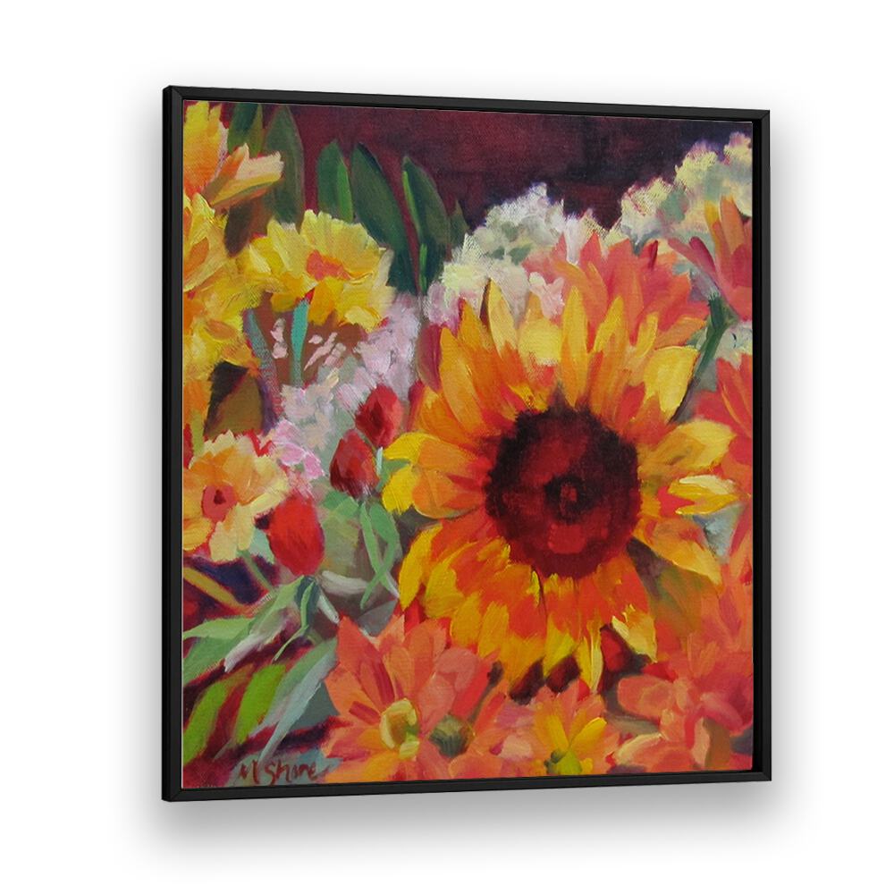 EMILY FLOWERS , FLORAL FLOWER PAINTINGS