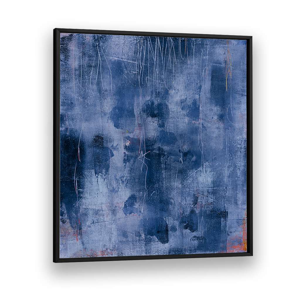 TEX MIX III, ABSTRACT PAINTINGS feature rich blue tones, enhancing any space with artistic elegance.