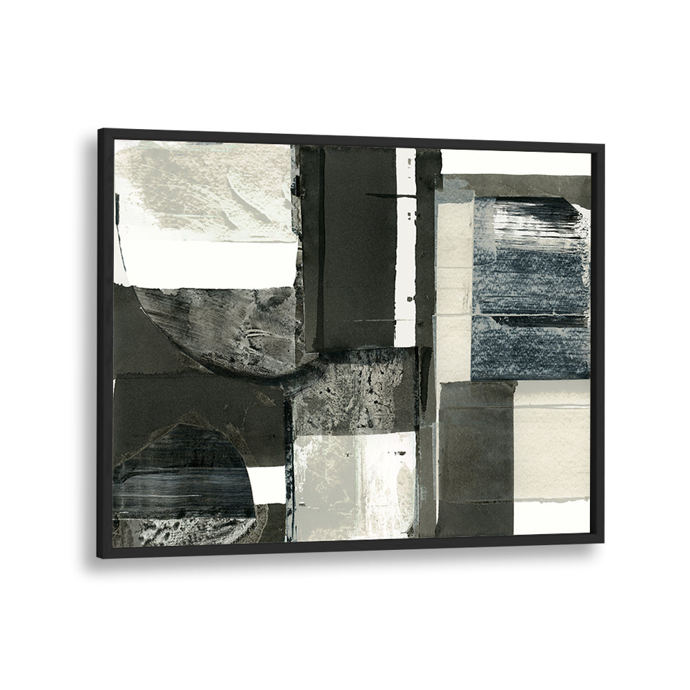 Elevate your decor with MONOCHROME SHAPES LIGHT I, ABSTRACT PAINTINGS showcasing modern artistry and sophistication.
