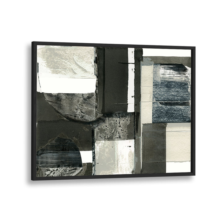 Elevate your decor with MONOCHROME SHAPES LIGHT I, ABSTRACT PAINTINGS showcasing modern artistry and sophistication.