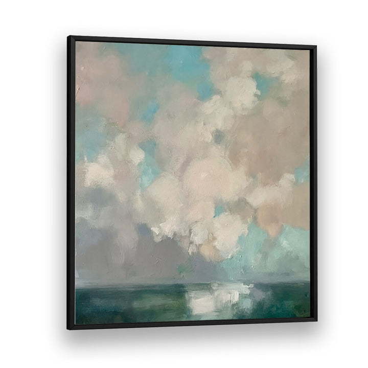 Tranquil GREEN CLOUDS, ABSTRACT PAINTINGS enhance your decor with soothing colors and artistic flair for any space.